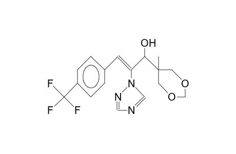 1-(5-Methyl-1,3-dioxan-5-yl)-2-(1,2,4-triazol-1-yl)-(Z)-3-(4-trifluoromethyl-phenyl)-2-propenol