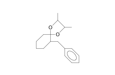 8(S),9(R)-Dimethyl-2-benzyl-7,10-dioxa-spiro(5.4)decane