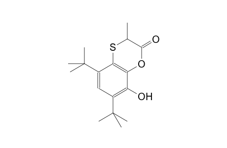 1,4-benzoxathiin-2(3H)-one, 5,7-bis(1,1-dimethylethyl)-8-hydroxy-3-methyl-