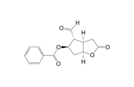 [3aR(3aalpha,4alpha,5beta,6aalpha)]-(-)-5-(Benzoyloxy)hexahydro-2-oxo-2H-cyclopenta[b]furan-4-carboxaldehyde