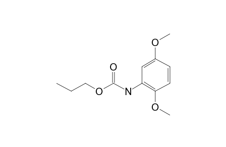 Carbamic acid, 2,5-dimethoxyphenyl-, propyl ester