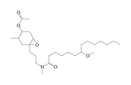 Tetradecanamide, N-[3-[4-(acetyloxy)-3-methyl-7-oxabicyclo[4.1.0]hept-1-yl]propyl]-7-methoxy-N-methyl-
