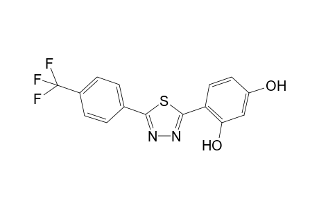 4-[5-(4-Trifluoromethylphenyl)-1,3,4-thiadiazol-2-yl] benzene-1,3-diol