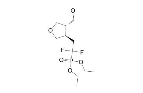 DIETHYL-1,1-DIFLUORO-2-[(3S*,4R*)-4-(HYDROXYMETHYL)-TETRAHYDRO-3-FURANYL]-ETHYLPHOSPHONATE