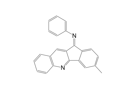 benzenamine, N-[(11Z)-3-methyl-11H-indeno[1,2-b]quinolin-11-ylidene]-