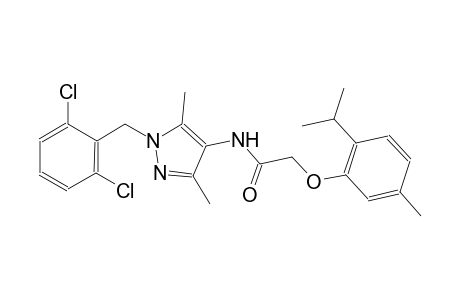 N-[1-(2,6-dichlorobenzyl)-3,5-dimethyl-1H-pyrazol-4-yl]-2-(2-isopropyl-5-methylphenoxy)acetamide