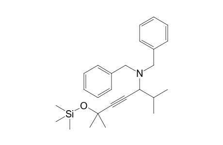 N,N-Dibenzyl-2,6-dimethyl-6-[(trimethylsilyl)oxy]-4-heptyn-3-amine