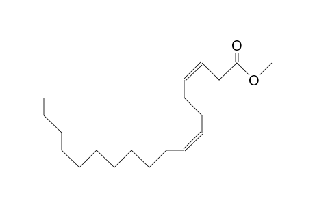cis-3,cis-7-Octadecadienoic acid, methyl ester