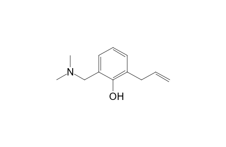6-Allyl-.alpha.-dimethylamino-O-cresol
