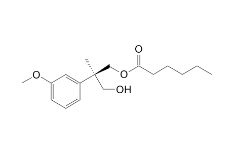 (R)-(+)-2-(3-Methoxyphenyl)-2-methyl-3-(pentylcarbonyloxymethyl)-1-propanol