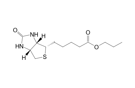 5-[(3aS,4S,6aR)-2-keto-1,3,3a,4,6,6a-hexahydrothien[3,4-d]imidazol-4-yl]valeric acid propyl ester