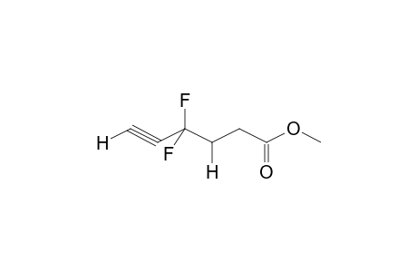 METHYL 4,4-DIFLUORO-5-HEXYNOATE