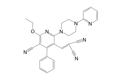 3-Cyano-2-ethoxy-5-(2,2-dicyanovinyl)-6-{N-4-(2-pyridyl)piperazinyl}-4-phenylpyridine