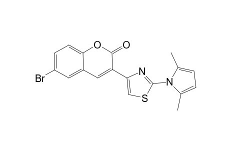 3-[2-(2,5-Dimethylpyrrolo-1-yl)thiazol-4-yl]-6-bromocoumarins