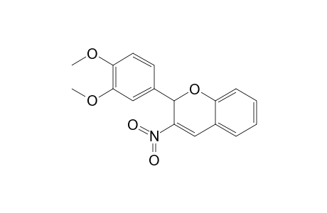 3-Nitro-2-(3,4-dimethoxyphenyl)-2H-chromene