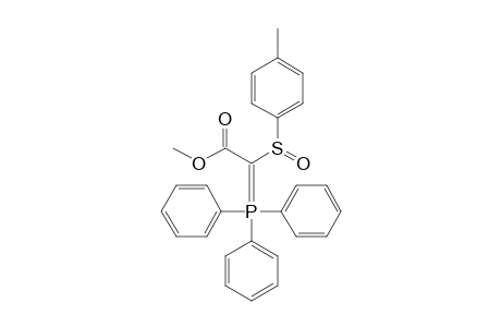 2-(4-Methylphenyl)sulfinyl-2-triphenylphosphoranylideneacetic acid methyl ester