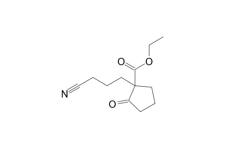 Ethyl 1-(3'-cyanopropyl)-2-oxocyclopentane-1-carboxylate