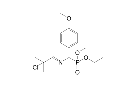 (E)-(2-chloro-2-methyl-propylidene)-[diethoxyphosphoryl-(4-methoxyphenyl)methyl]amine