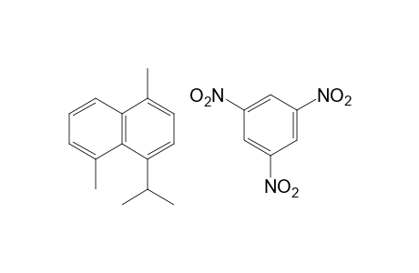 1,5-dimethyl-4-isopropylnaphthalene, compound with 1,3,5-trinitrobenzene