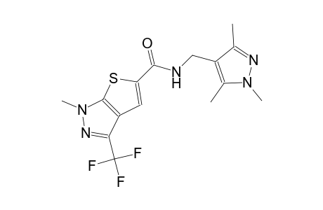 1H-thieno[2,3-c]pyrazole-5-carboxamide, 1-methyl-3-(trifluoromethyl)-N-[(1,3,5-trimethyl-1H-pyrazol-4-yl)methyl]-