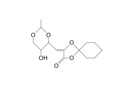 (4S,5R)-4,6-O-Ethylidene-5-hydroxybutylidenecyclohexanespiro-2'-(1',3'-dioxolan)-4'-one