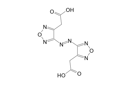 1,2,5-oxadiazole-3-acetic acid, 4-[(E)-[4-(carboxymethyl)-1,2,5-oxadiazol-3-yl]azo]-