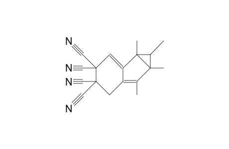 8,8,9,9-Tetracyano-2,3,4,5-tetramethyl-tricyclo(4.4.0.0/3,5/)deca-1,6-diene
