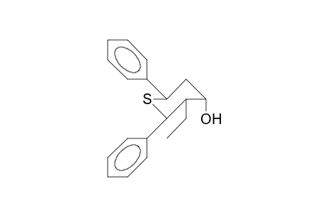 1-Thia-2E,6E-diphenyl-3E-ethyl-4a-cyclohexanol