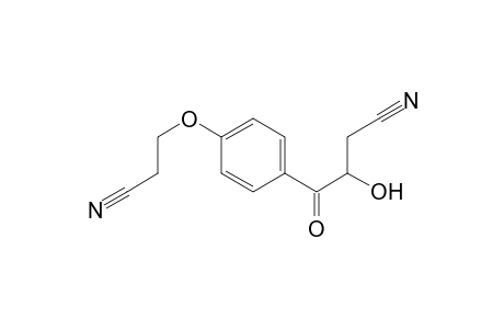 4-(2-Cyano-ethoxy)-.beta.-hydroxy-.gamma.-oxobenzenebutanenitrile