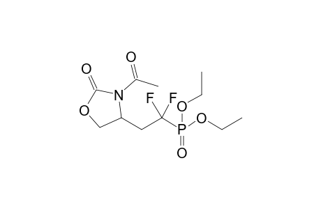 Diethyl 2-(3-Acetyl-2-oxooxazolidin-4-yl)-1,1-difluoroethylphosphonate