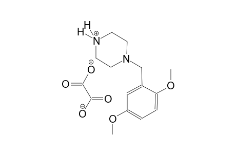4-(2,5-dimethoxybenzyl)piperazin-1-ium oxalate