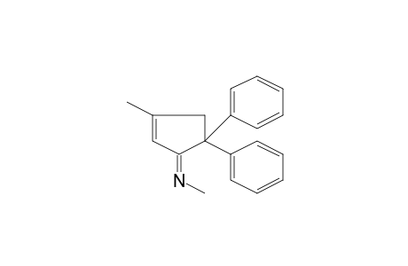 N-[(1Z)-3-Methyl-5,5-diphenyl-2-cyclopenten-1-ylidene]methanamine