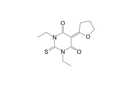 1,3-diethyl-5-(2-oxolanylidene)-2-sulfanylidene-1,3-diazinane-4,6-dione