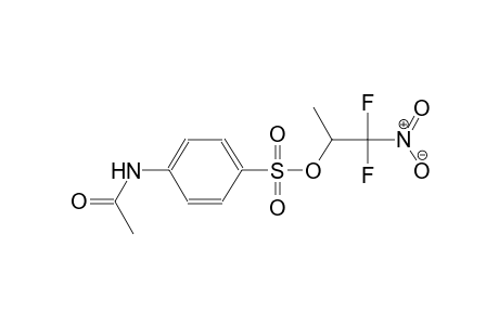 2,2-difluoro-1-methyl-2-nitroethyl 4-(acetylamino)benzenesulfonate