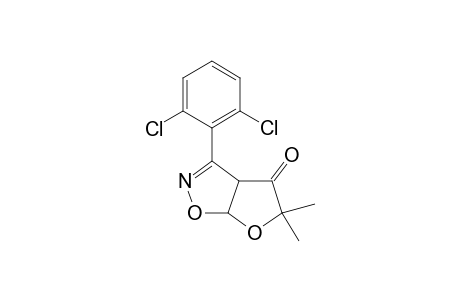 4-(2,6-Dichlorophenyl)-2,2-dimethyl-3-oxotetrahydrofurano[4,5-d]isoxazoline