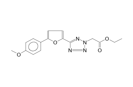ETHYL 5-[5-(4-METHOXYPHENYL)-2-FURYL]-2-TETRAZOLYLACETATE