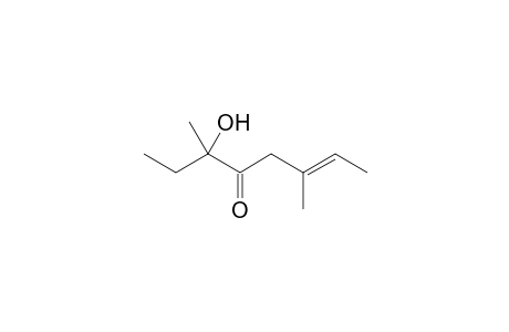 (E)-3-Hydroxy-3,6-dimethyloct-6-en-4-one