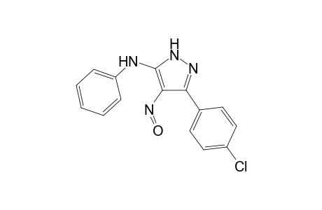 5-(4-chlorophenyl)-4-nitroso-N-phenyl-1H-pyrazol-3-amine