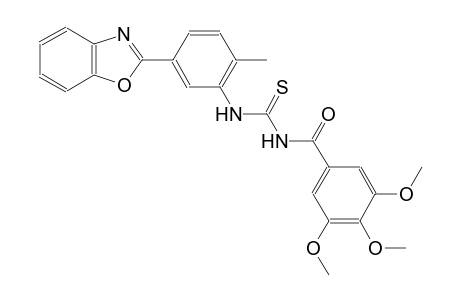 N-[5-(1,3-benzoxazol-2-yl)-2-methylphenyl]-N'-(3,4,5-trimethoxybenzoyl)thiourea