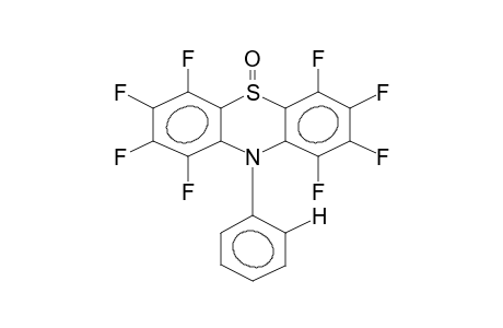 10-PHENYLOCTAFLUOROPHENOTHIAZINE-5-OXIDE