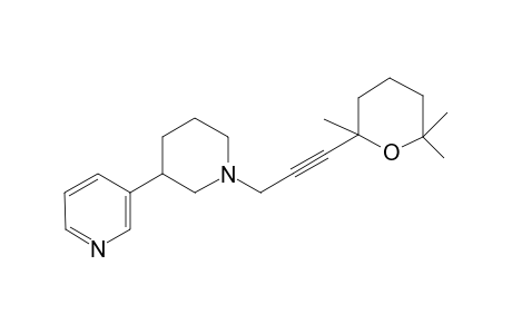 1,2,3,4,5,6-Hexahydro-[3,3']bipyridinyl, 1-[3-(2,6,6-trimethyltetrahydropyran-2-yl)prop-2-ynyl]-
