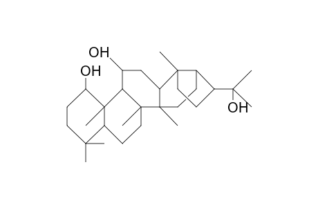 1.alpha.,11.alpha.,22-Trihydroxyhopane