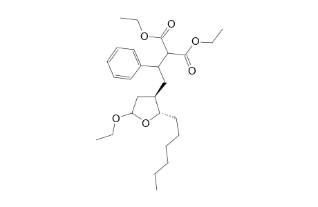 4-(3,3-Dicarbethoxy-2-phenylpropyl)-2-ethoxy-5-hexyltetrahydrofuran
