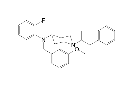 N-2-Fluorophenyl-N-3-methoxybenzyl-1-(1-phenylpropan-2-yl)piperidin-4-amine
