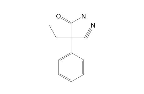 2-cyano-2-phenylbutyramide