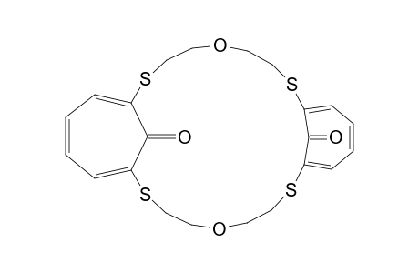 2,8,15,21-tetrathia-5,18-dioxatricyclo[20.4.1.1(9,14)]octacosa-1(26),9,11,13,22,24-hexaene-27,28-dione