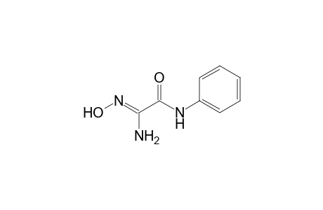 (2E)-2-amino-2-hydroximino-N-phenyl-acetamide