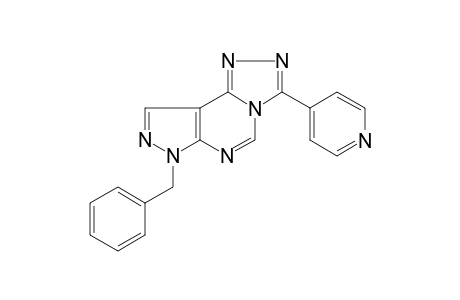 7H-Pyrazolo[4,3-E][1,2,4]triazolo[4,3-c]pyrimidine, 7-benzyl-3-pyridin-4-yl-