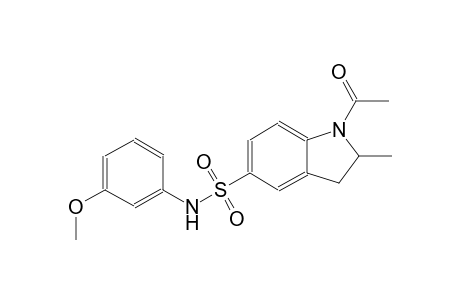 1-acetyl-N-(3-methoxyphenyl)-2-methyl-5-indolinesulfonamide