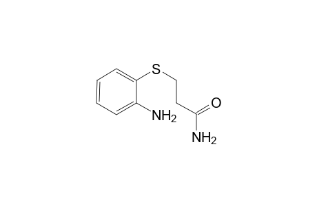 3-((2-Aminophenyl)thio)propionamide
